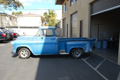 1955 big window chevy pick up truck