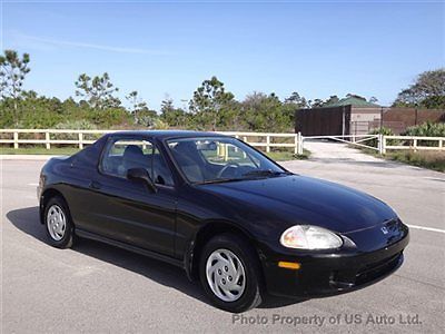 1997 honda civic del sol one owner clean carfax florida car targa top coupe auto