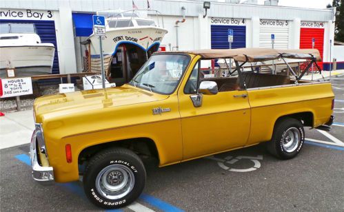 87k mile original paint 2wd full convertible blazer with all new interior &amp; top