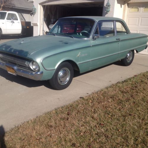 1961 ford falcon 170 cid 6 cyl. 2 door automatic.
