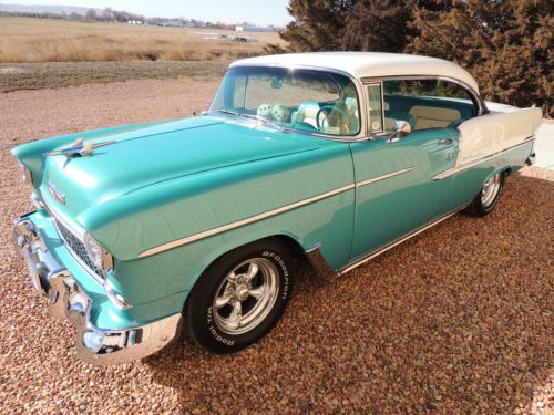 1955 chevrolet bel air 2 door hard top custom   not 1956 1957