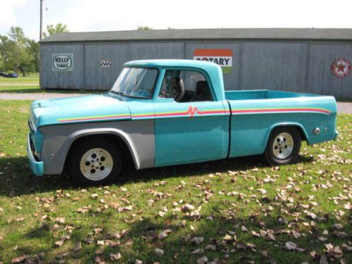 1970 dodge d-100 rat rod-hot rod 1/2 ton short box custom pick up