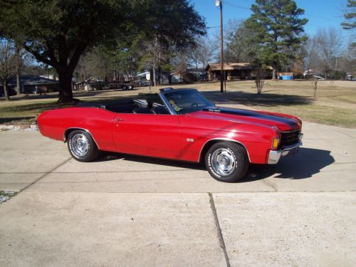 1972 chevelle ss convertible 402 big block chevrolet chevy muscle car