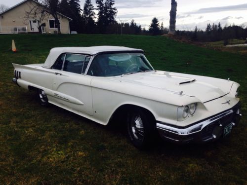 1960 ford thunderbird base convertible 2-door 5.8l