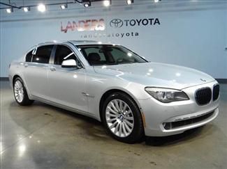 2009 bmw 750 li cold weather pkg heated seats navigation sat radio factory wrnty