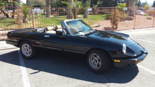 No reserve !!!  ~~~ 1987 alfa romeo spider graduate convertible 2-door 2.0l ~~~