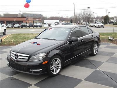 4dr sdn c250 sport rwd c-class navigation, sunroof, heated leather seats, premiu