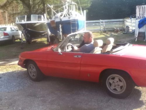 1979 alfa romeo spider veloce 2.0  5spd - running 92000 miles warehouse find