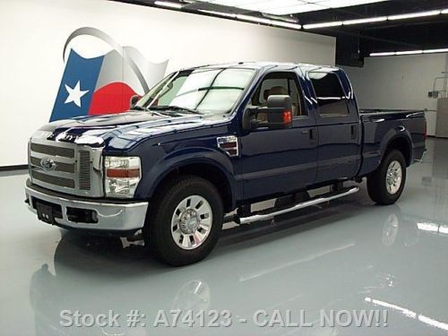 2008 ford f-250 crew diesel auto 6-pass side steps 65k texas direct auto