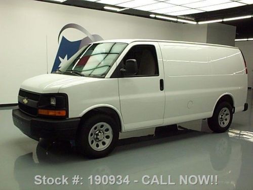 2012 chevrolet express 1500 cargo van partition a/c 50k texas direct auto