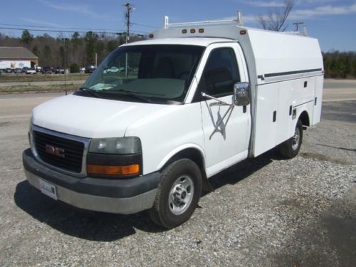 2005 gmc savana cutaway g3500 utility one owner