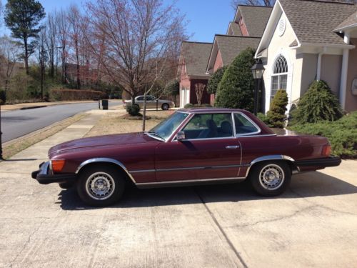 Mercedes benz sl class 380sl 380 sl 154k miles one owner - last year 1985