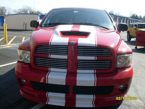 2004 red dodge ram 1500 srt-10 standard cab pickup 2-door 8.3l