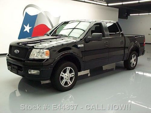 2005 ford f-150 lariat crew 4x4 leather sunroof nav 63k texas direct auto