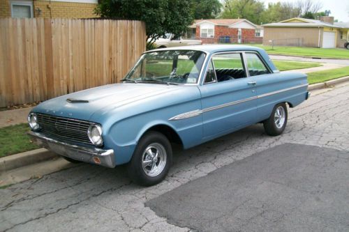 1963 falcon old skool custom inline 6 offy 3-1 bbls headers diamondtuck interior