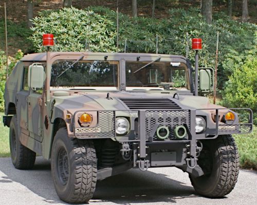 1993 am general humvee, rare military spec w/ civ. interior, exl. cond, low mi