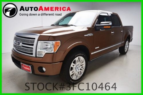 We finance! 20800 miles 2011 ford f-150 platinum turbo 3.5l v6 24v