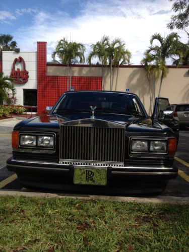 1991 black rolls-royce silver spirit/spur/dawn v8 silver spirit 4 door sedan