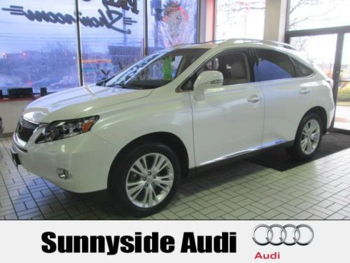 2012 lexus rx450h hybrid starfire pearl awd navi heated/vented seats xclean