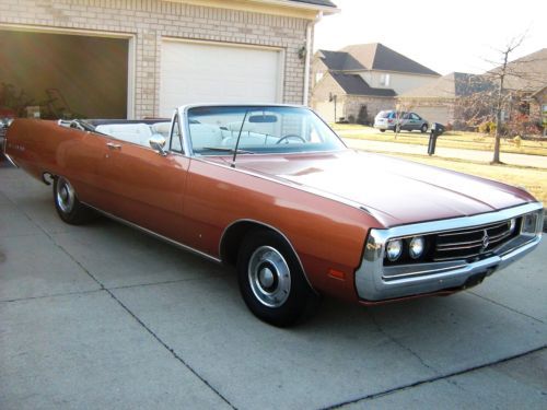 Beautiful rare #s matching 1969 chrysler 300 convertible - 62,000 actual miles