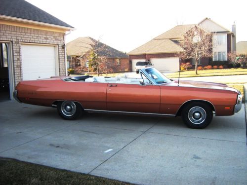 BEAUTIFUL RARE #S MATCHING 1969 CHRYSLER 300 CONVERTIBLE - 62,000 ACTUAL MILES, image 12