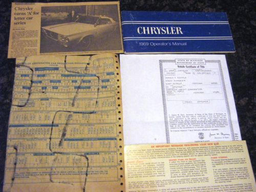 BEAUTIFUL RARE #S MATCHING 1969 CHRYSLER 300 CONVERTIBLE - 62,000 ACTUAL MILES, image 19