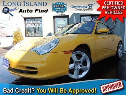 03 porsche clean carfax fast manual transmission yellow targa fun leather