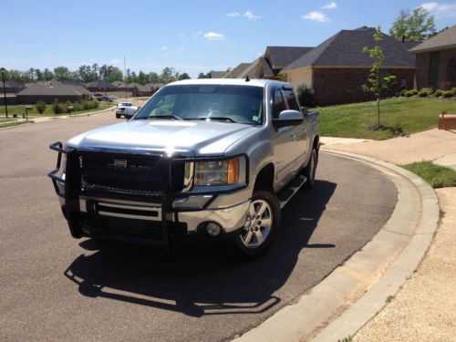 2010 gmc sierra 4x4 z71, 6-speed auto, silver, 75% bf goodrich all-terrain tires