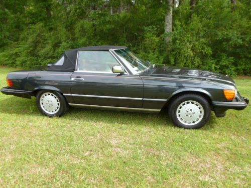 Beautiful 1986 Mercedes 560 SL , Metallic gray with tan leather 58,648 miles, image 18
