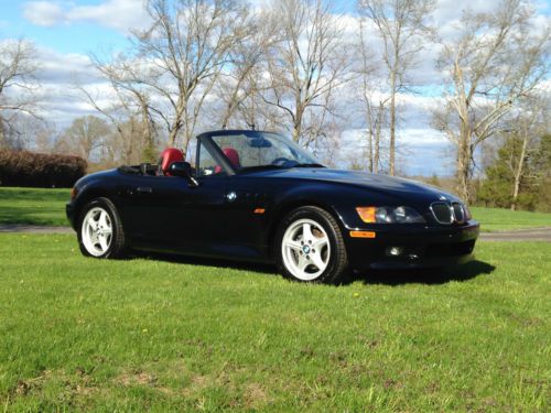 Classic black/red convertible