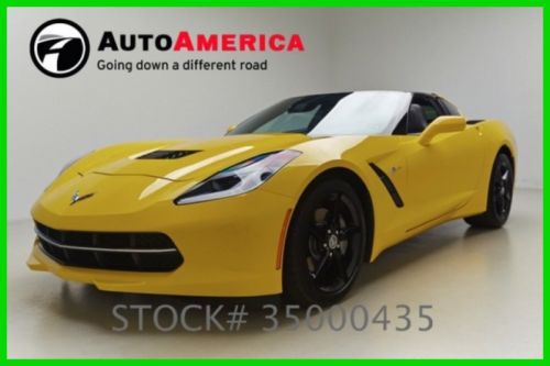 We finance! 1019 miles 2014 chevrolet corvette stingray 3lt 6.2l v8 16v bose