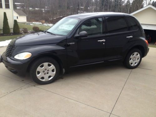 2005 chrysler pt cruiser touring wagon 4-door 2.4l black, moonroof/sunroof