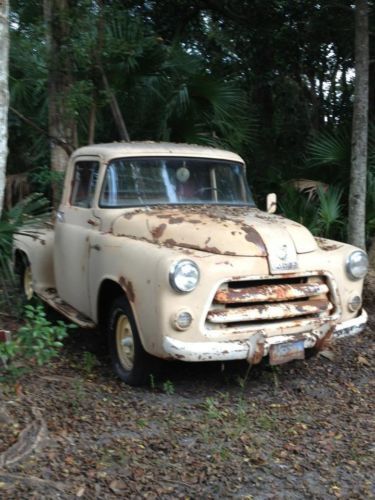 Beige 1955 dodge job rated pickup