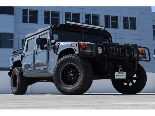 06 hummer h1 alpha::navigation::black diamond::bed rack::backup camera::2nd gen