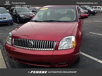 4dr sedan awd luxury low miles automatic gasoline 3.0l v6 24-valve sefi dur red