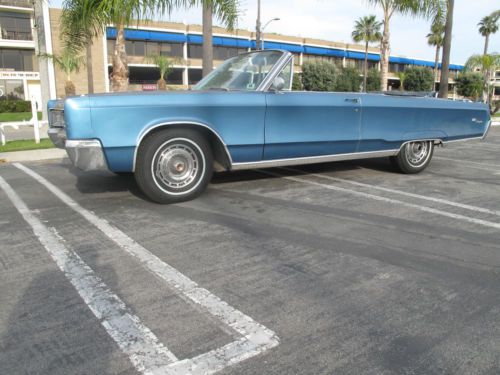 1967 chrysler newport convertible original paint california car