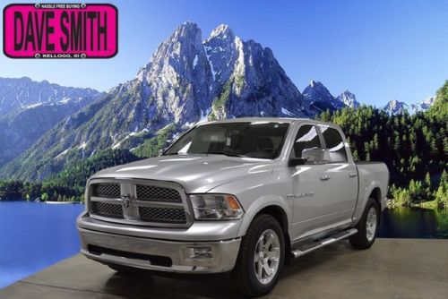 12 ram 1500 laramie crew cab 4x4 hemi heated leather seats sunroof bed liner tow