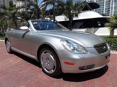 Florida extra clean lexus sc 430 convertible navigation rear spoiler hwy miles