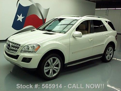 2010 mercedes-benz ml350 sunroof nav rear cam 46k miles texas direct auto