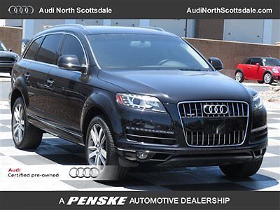 12 audi q7 10k miles leather sun roof certified heated seats low financing gps