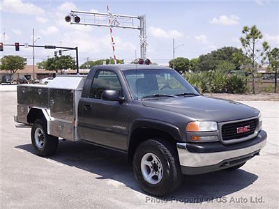 2001 gmc sierra 2500 sl one owner clean carfax work tool truck custom bed