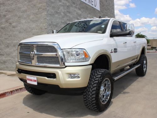 6.7l i6 diesel laramie longhorn lifted leather navigation off road tires mp3 4x4