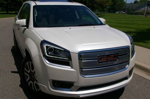 2013 gmc acadia denali, awd,navigation,heads updisplay,panroof,warranty, rebulit