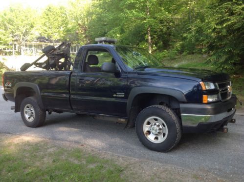 2006 silverado 3500 6.6l v8 duramax turbo diesel allison 4x4 with plow