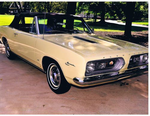 1967 plymouth barracuda base 5.2l