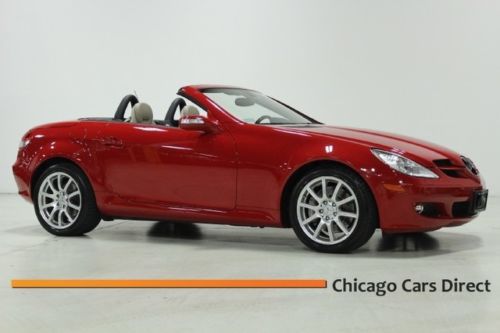 05 slk350 roadster navigation premium comfort pkg xenon airscarf wood trim owner