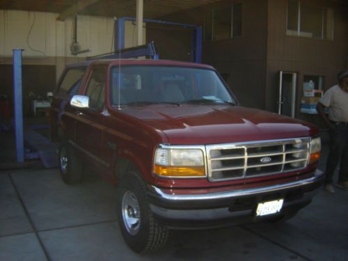 1996 ford bronco one owner ca desert car no rust never off roaded v8 5.8