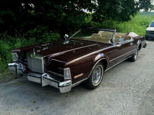 1974 lincoln continental mark iv convertible