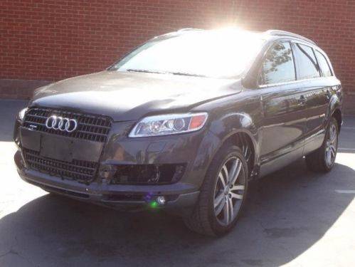 2009 audi q7 4.2 quattro premium damaged rebuilder runs! loaded luxurious l@@k!