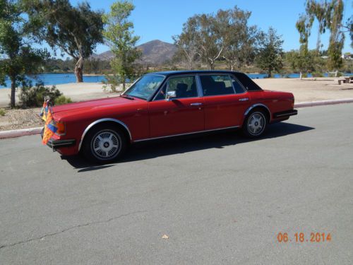 1988 rolls royce  4 door sedan silver spur